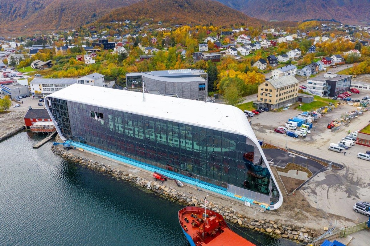 Krevende taktekking på spektakulært museum 